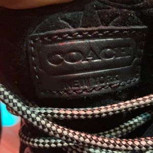 Coach Swede vintage ankle boots